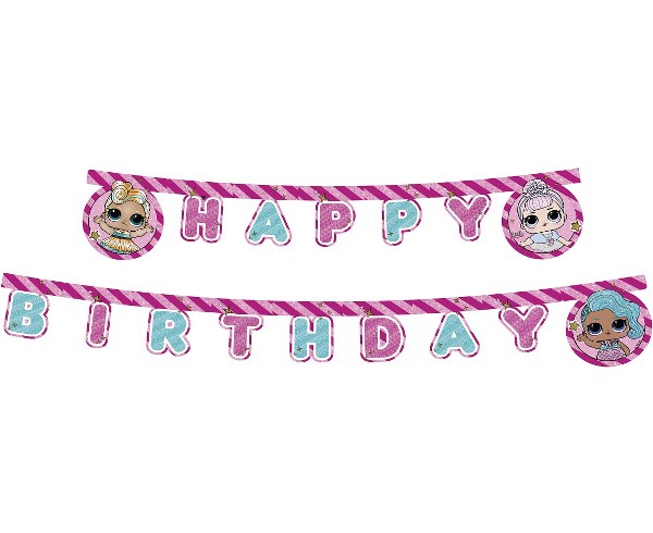 Γιρλάντα Γενεθλίων LOL Surprise
