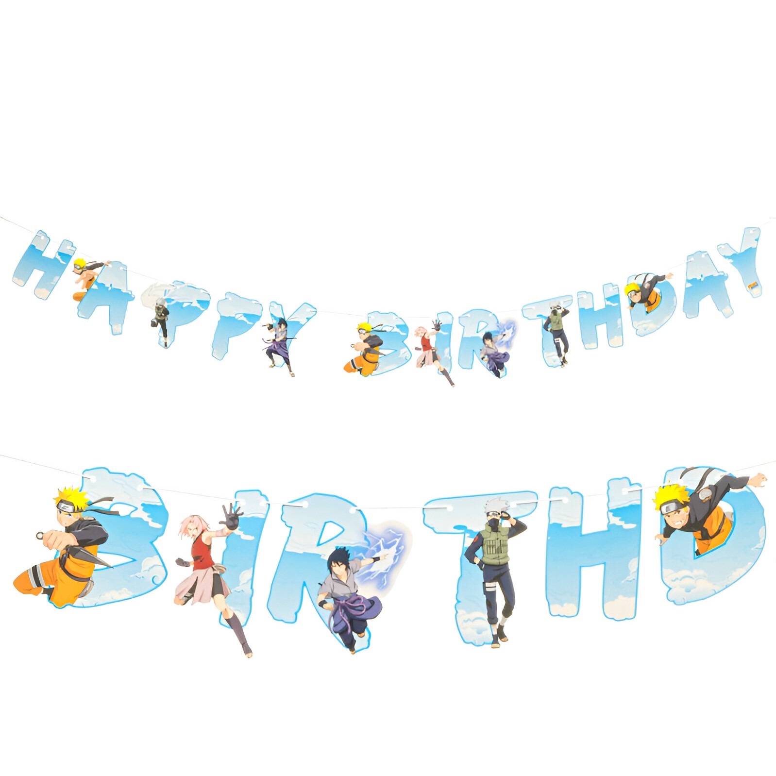 Γιρλάντα Γενεθλίων Naruto 200cm Γιρλάντα Γενεθλίων Naruto 200cm