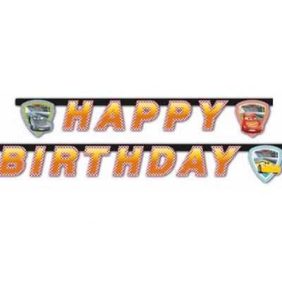 Γιρλάντα Happy Birthday Cars McQueen