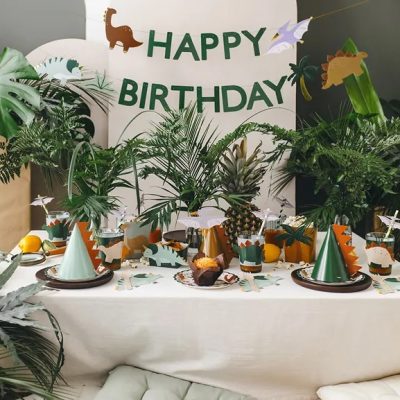 Γιρλάντα Happy Birthday Δεινόσαυροι 4,5m