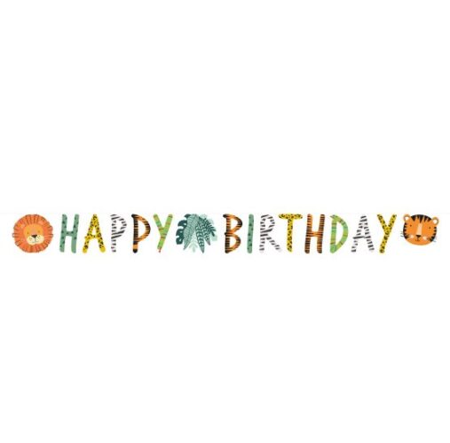 Γιρλάντα Happy Birthday Get Wild 180cm