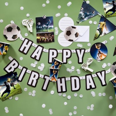 Γιρλάντα Happy Birthday Ποδόσφαιρο Kick it 180cm