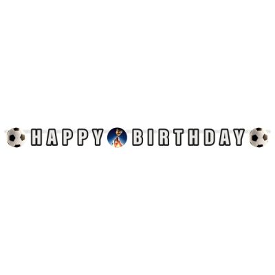 Γιρλάντα Happy Birthday Ποδόσφαιρο Kick it 180cm