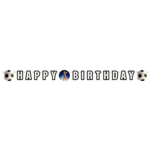 Γιρλάντα Happy Birthday Ποδόσφαιρο Kick it 180cm