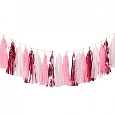 Γιρλάντα με Φούντες Baby Girl 2.5m
