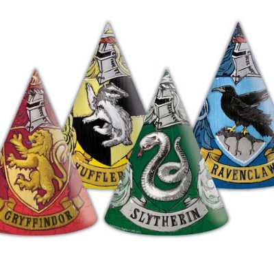 Καπελάκια πάρτυ οίκοι Hogwarts 6 τεμ