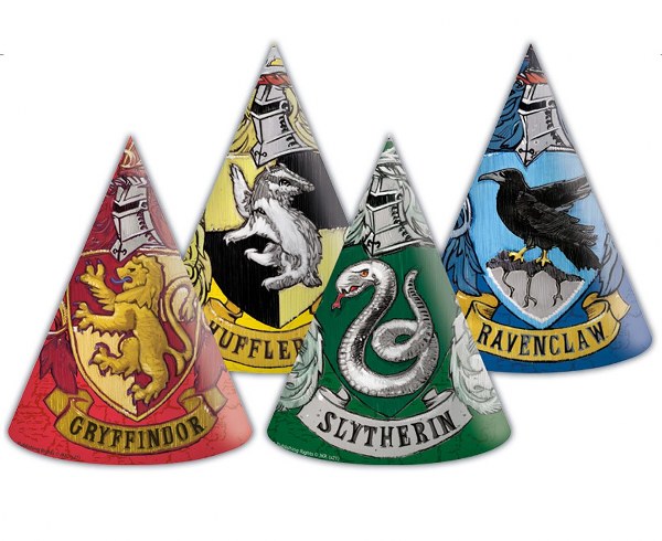 Καπελάκια πάρτυ οίκοι Hogwarts 6 τεμ