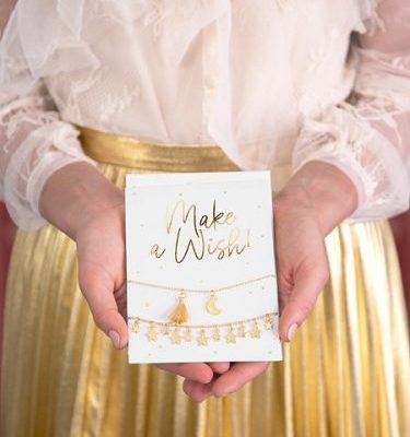 Κάρτα με δύο Βραχιόλια Make a Wish
