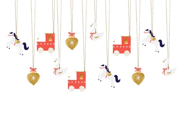 Καρτελάκια για Δώρα Τρενάκι 12 τεμ