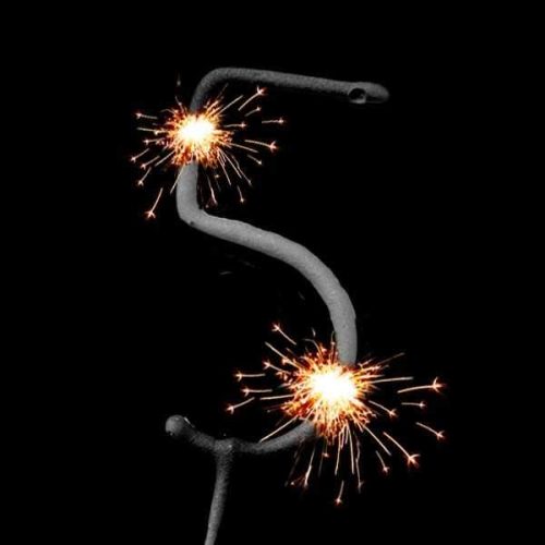 Κεράκι Sparkle αριθμός 5