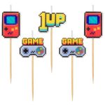 Κεράκια τούρτας Game On 5 τεμ