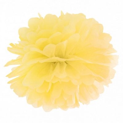 Κίτρινο χάρτινο Pom Pom