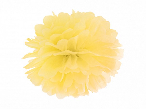 Κίτρινο χάρτινο Pom Pom