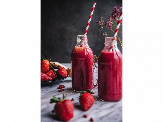 Κόκκινα ριγέ καλαμάκια χάρτινα 10 τεμ