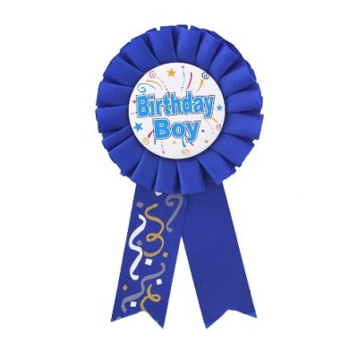 Κονκάρδα Birthday Boy με κομφετί