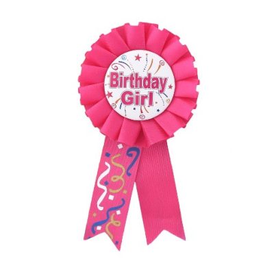 Κονκάρδα Birthday Girl με κομφετί