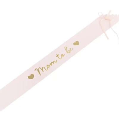 Κορδέλα ροζ σατέν Mom to Be