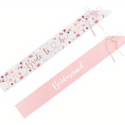 Κορδέλες μπάτσελορ Bride to be & Bridesmaid 6 τεμ