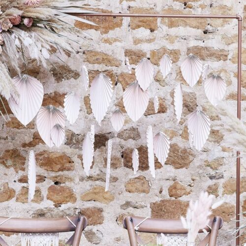 Κρεμαστά Διακοσμητικά ροζ Φοίνικας 25 τεμ