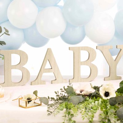 Ξύλινο διακοσμητικό τραπεζιού BABY