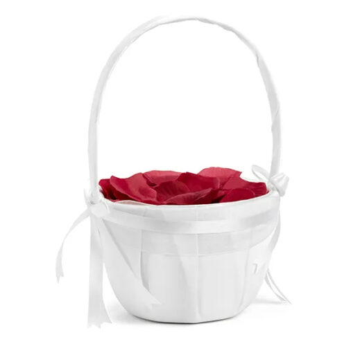 Λευκό Καλάθι Γάμου Λευκό Καλάθι Γάμου