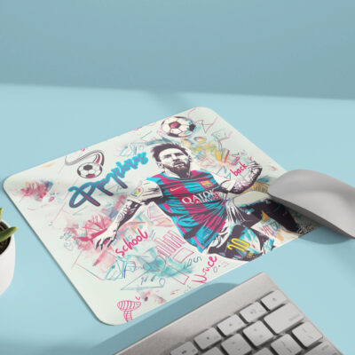 Mouse Pad - Messi graffiti