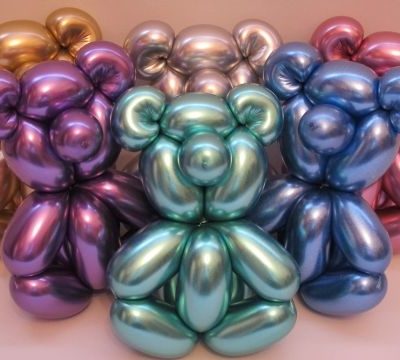Μπαλόνι κατασκευής 260Q Shiny Assorted 100 τεμ