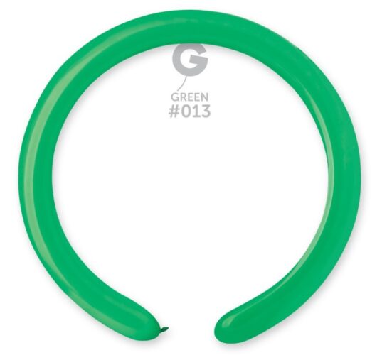 Μπαλόνι κατασκευής μακρόστενο 260Q Πράσινο 100 τεμ