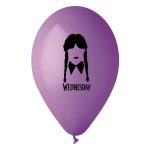 Μπαλόνι μοβ Wednesday Addams 25 τεμ