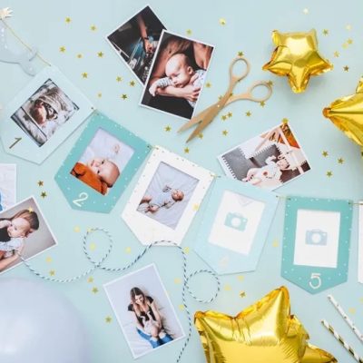 Μπάνερ για φωτογραφίες μωρού κάθε μήνα - Αγόρι