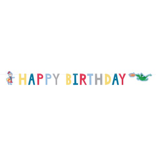 Μπάνερ Ιππότης Happy Birthday 160cm