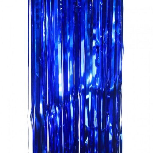 Μπλε foil Κουρτίνα Πάρτυ 200x100cm