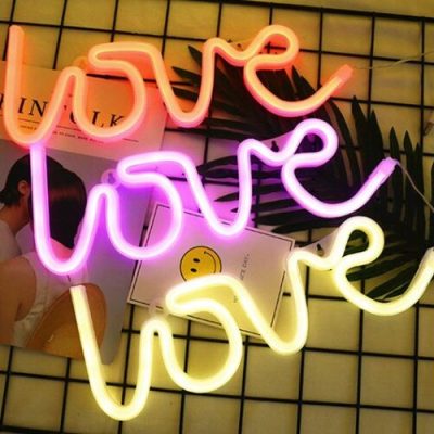 Neon Led Φωτιστικό LOVE