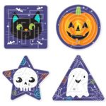 Παιχνίδια λαβύρινθοι Halloween 4 τεμ