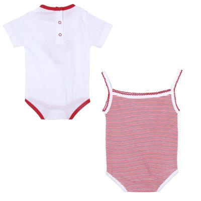 Φορμάκι μωρού Minnie Mouse κόκκινο 2 τεμ