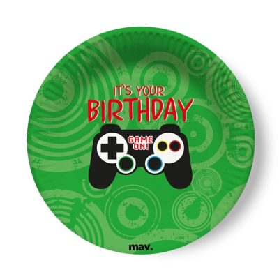 Πιάτα γλυκού HB Game Controller 8 τεμ