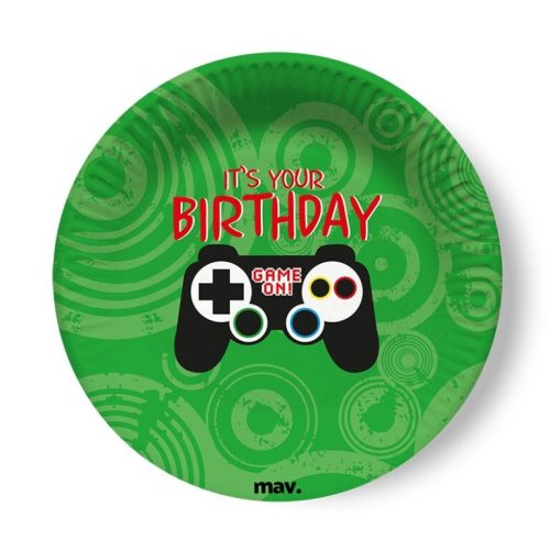 Πιάτα γλυκού HB Game Controller 8 τεμ