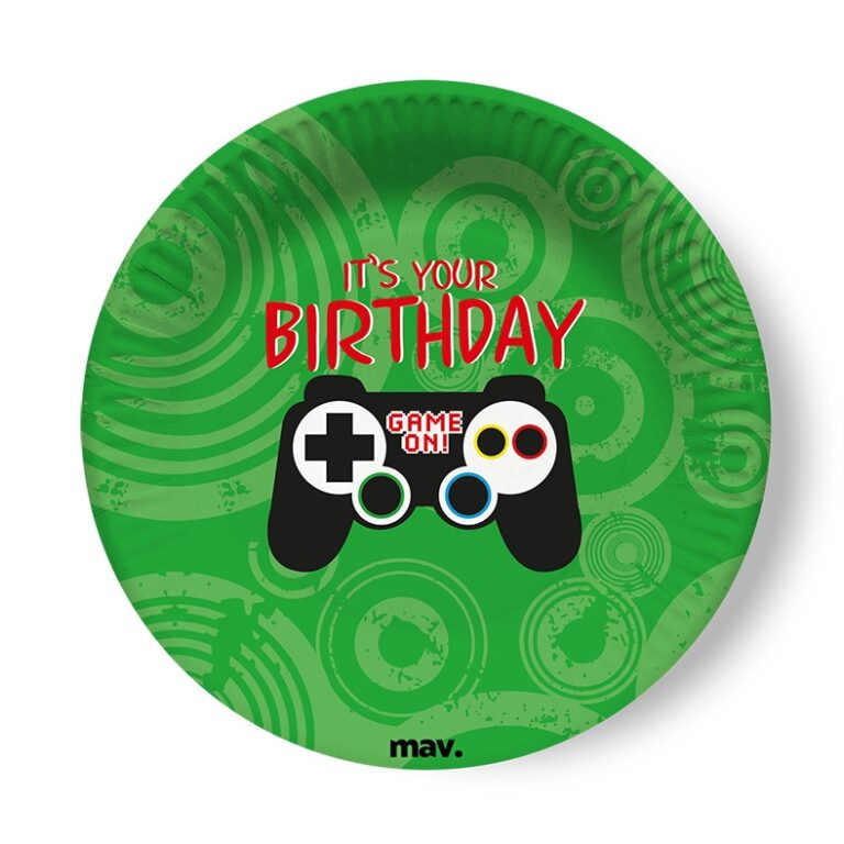 Πιάτα γλυκού HB Game Controller 8 τεμ Πιάτα γλυκού HB Game Controller 8 τεμ