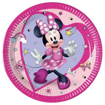 Πιάτα γλυκού Minnie Junior 8 τεμ