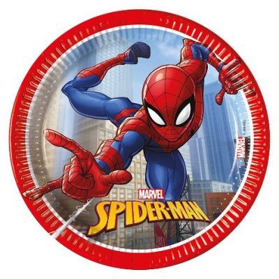 Πιάτα γλυκού Spiderman Crime Fighter 8 τεμ