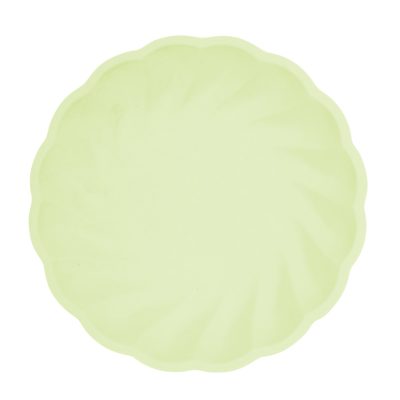 Πιάτα γλυκού Vert Décor πράσινα 6 τεμ