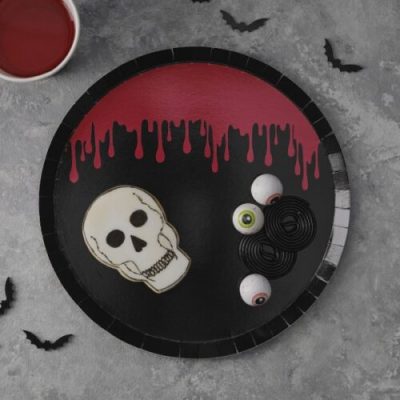 Πιάτα πάρτυ Blood Drip 8 τεμ