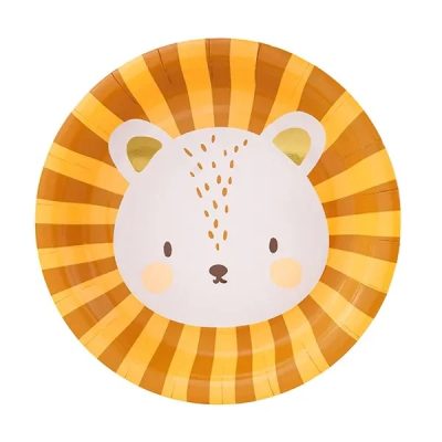 Πιάτα πάρτυ Λιονταράκι 6 τεμ