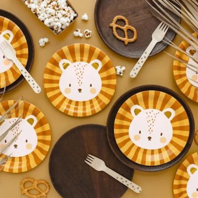 Πιάτα πάρτυ Λιονταράκι 6 τεμ