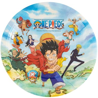 Πιάτα γλυκού One Piece 8 τεμ