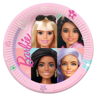 Πιάτα πάρτυ Barbie Sweet Life 8 τεμ