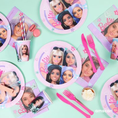 Πιάτα πάρτυ Barbie Sweet Life 8 τεμ