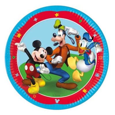 Πιάτα φαγητού Mickey Mouse 8 τεμ