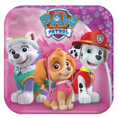 Πιάτα φαγητού Paw Patrol κορίτσι 8 τεμ