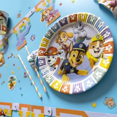 Πιάτα φαγητού Paw Patrol πατουσάκια 8 τεμ